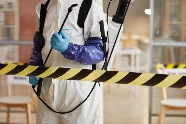 Professional Biohazard technician working in Fenwick, MI